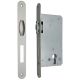486 rolling latch lock PZ/D55, face plate rounded i 24x232mm, titan