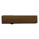 Door closer body TS-5000 L without guide rail, dark brown