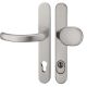 KRONOS 2000 security handle set with knob K22 and cylinder guard, 8/92mm, st. steel