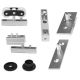 LITE FOLD 100 LATERAL A folding door set for 2 panels without track and hinges