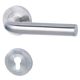 Liverpool II-R handle set for fire-proof doors, PZ, BK3 FS, stainless steel