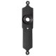 Backplate 0021 (1 pc.), BAC, forged, black steel, HANDMADE