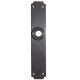 Backplate 002 (1 pc.), BAC, forged, black steel, HANDMADE