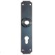 Backplate 002 (1 pc.), PZ/72, forged, black steel, HANDMADE
