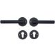 1831 RUN Handle set PZ, antique black STRONG BLACK