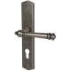 Mount Everest-LS door handle with PZ/72 backplates, antik iron AD