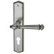 Mount Everest-R handle set with backplates PZ, steel-grey TPM