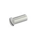 Slotted flat head barrel M5x20, nickel-plated