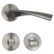 PALMA-R handle/rose set. WC, stainless steel
