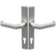 320 PAN Framed door security set handle/handle, PZ 72mm, door thickness 78mm, alum.F1