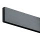 PULLEYS sliede augšējā 2000 mm, vērtnei līdz 1000 mm, stiprināma pie sienas (4 stipr.), melna RAL9005