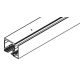 PUROLINO PLUS 80 PUROLINO PLUS 80 top track set for ceiling mounting, 2500 mm, stainless steel look