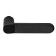 QUID ZINCRAL pair of handles without key roses, matt black RAL9005