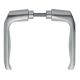 Handle set 137Z, DB 35-45mm, natural aluminium tone F1