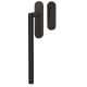 RONNY balcony door handle, black steel look