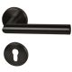 RONNY-R handle set with round roses PZ, matt black