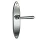 ANNA handle/backplate set. BAC, chrome polished