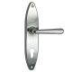 ANNA handle/backplate set. PZ 72mm, chrome polished