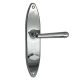 ANNA handle/backplate set. WC 78mm, 8mm, chrome polished