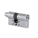 S11 modular half cylinder P30-10mm with knob connector, 3 keys, satin nickel