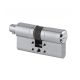 S11-WC modular cylinder with knob connector and coin slot, P30-30mm, satin nickel