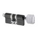 S22 modular cylinder with knob connector P35-35mm, 1+5 keys, black PVD (TB)
