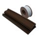 ASF 6161 H window and door seal, brown rustic