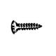 Countersunk head screw, black, 5x50 mm
