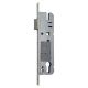 49N-PZ mortise lock 35-92-8mm, face plate U-profile P6x24x6mm, brightly galvanized