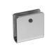 SM.024 Holder for 13 mm panels, 50x50 mm, stainless steel satin