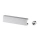 SM.035 Sliding bathroom latch, stainless steel satin