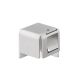 SM.064.D Upper panel holder 90º for square tube end, right, stainless steel satin