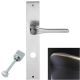 SPIRIT handle/backplate set.WC 233NT, matt bronze
