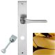 SPIRIT handle/backplate set.WC 233NT, gold plated