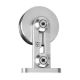 ST.1009.SU Carriage wheel with concealed anti-jump fitting