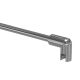 Stabilisation rod wall/glass 45°, 400 mm, bright chrome-plated