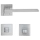 STREAM ZINCRAL handle set with roses 088 WC 234NT, chrome matt