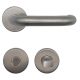 TRAMIN handle/rose set WC EN-1906-BK3, stainless steel