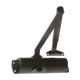 Door closer TS-1000C with link arm, dark brown