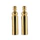 Hinge cover EXACTA 3D ZK 16mm, polished brass