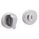 LINK WC roses, round, Ø47x10mm, w/o colour indicator, stainless steel tone PVD, satin (IS)