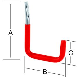 U-shape wall hook 01451