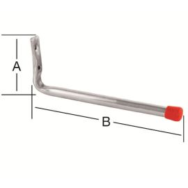 L-formas sienas āķis 01454