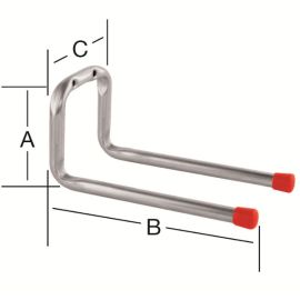 L-shape double wall hook 01455