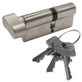 Profile cylinder with cylinder-shaped knob Wilka 1406 A/FZG with Free Wheel function