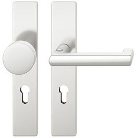 FSB 79 1031 Rokturpogas garnitūra ar kantainām garajām uzlikām ugunsdrošām evakuācijas durvīm, alumīnijs anodēts dabīga alumīnija tonī F1