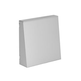 AEROTUBE ārējā vēdināšanas lūka ar nokrišņu aizsardzību, Ø160 mm, nerūs.tērauds