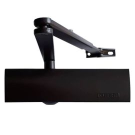 Durvju aizvērējs GEZE TS 2000 NV BC ar standarta vērējroku, melns RAL 9005