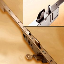 Multi-point lock with bolts and hooks KFV BS2600