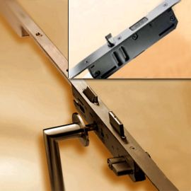 Multi-point lock with round bolts KFV AS4350